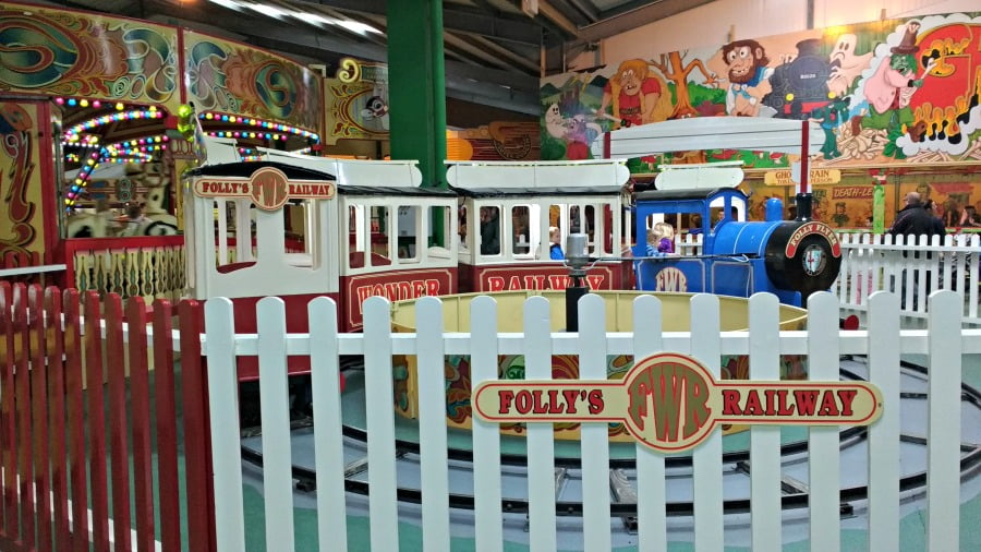 The fun fair at Folly Farm
