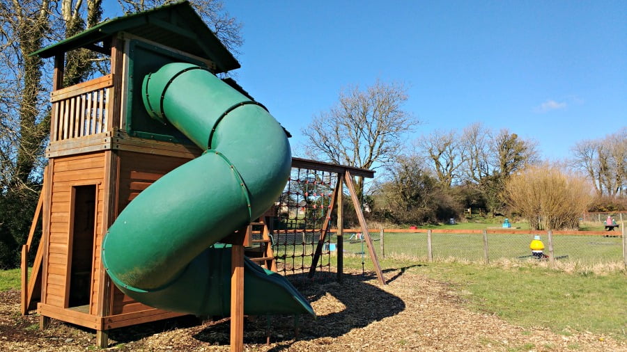 The playground at Dyfed Shire Horse Farm