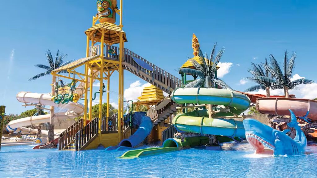 hotel with a waterpark