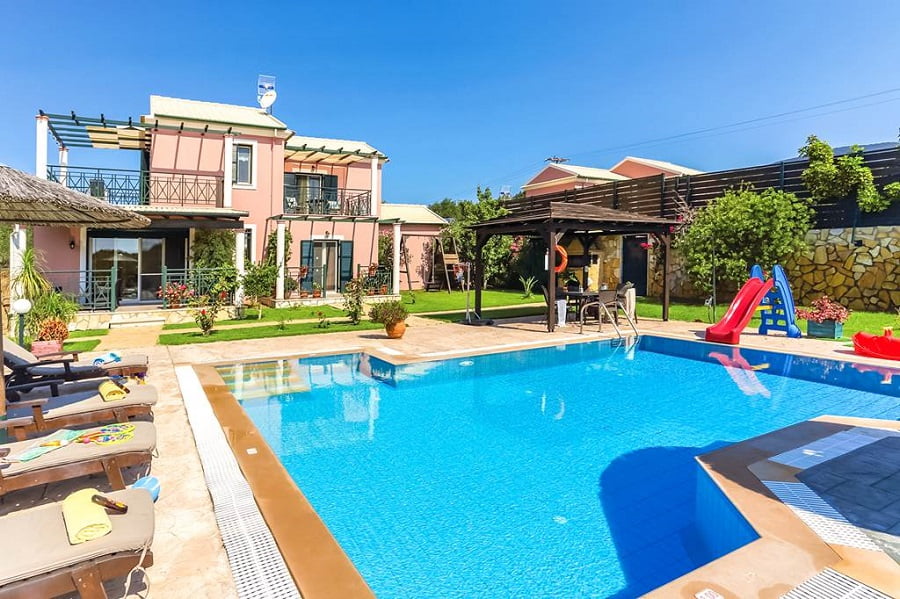 baby and toddler friendly villa in corfu