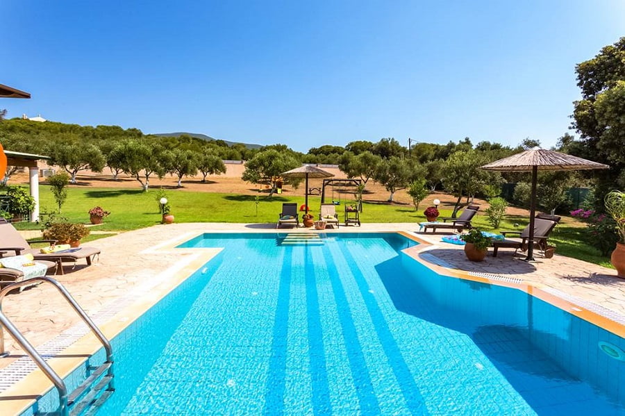 baby and toddler friendly villa in corfu