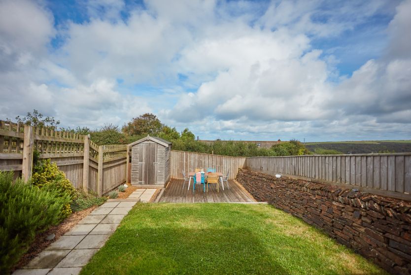 toddler friendly cottage with a garden in cornwall