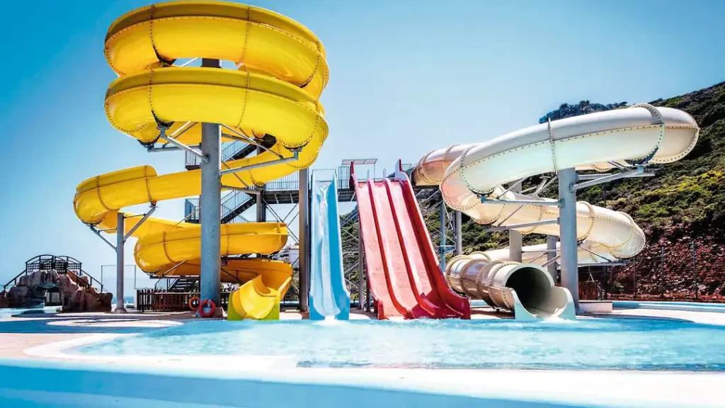 toddler friendly resort in greece with a waterpark