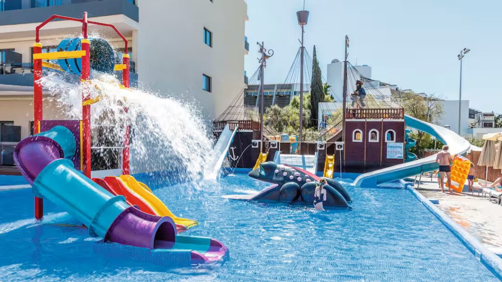 hotel in majorca with a splash park