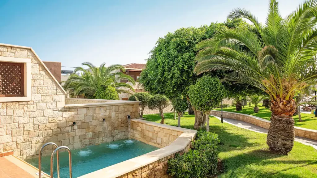 family friendly hotel in greece with swim up rooms