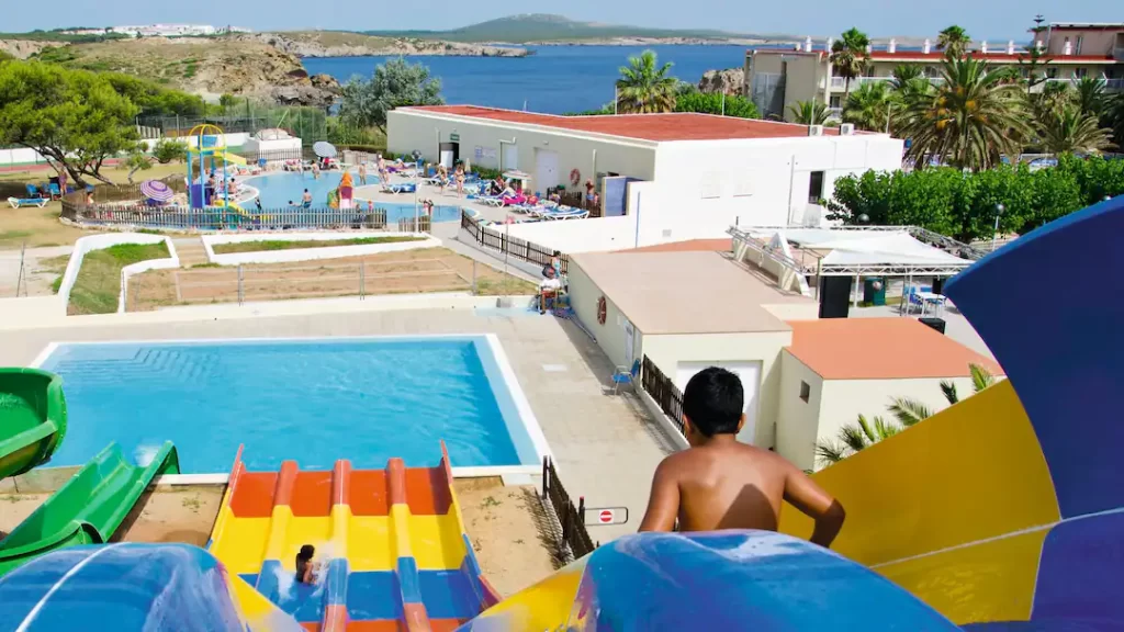 toddler friendly hotel menorca with a splash park