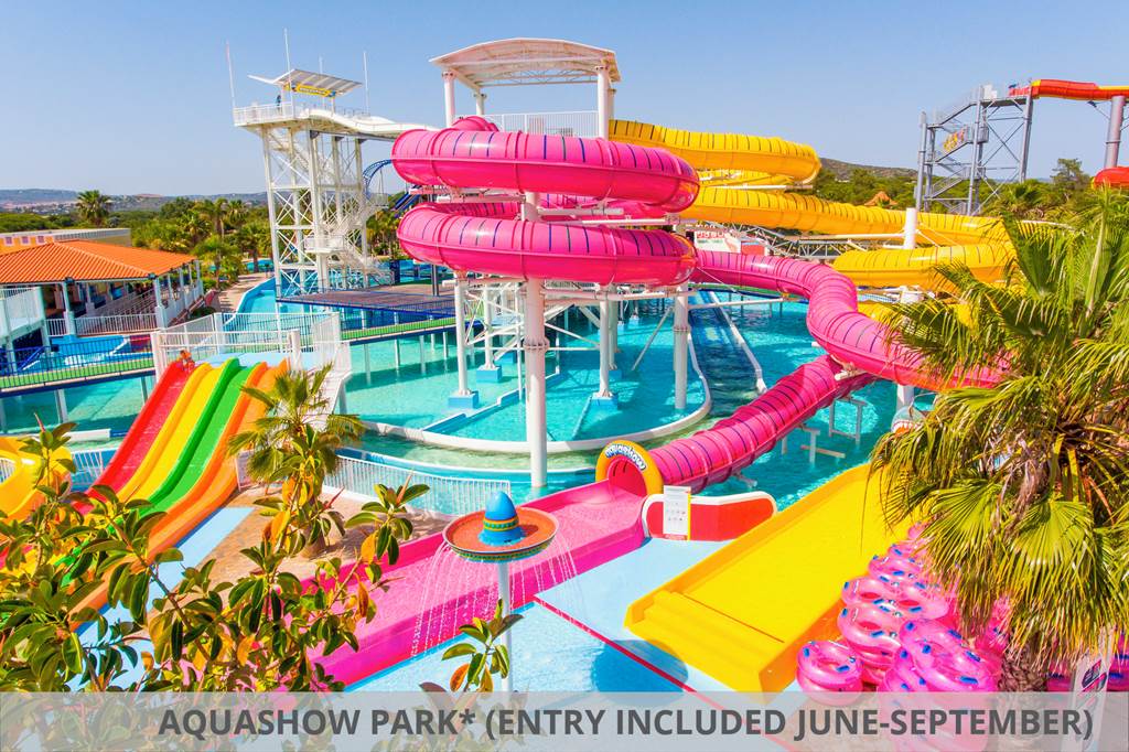 all inclusive resort with waterslides