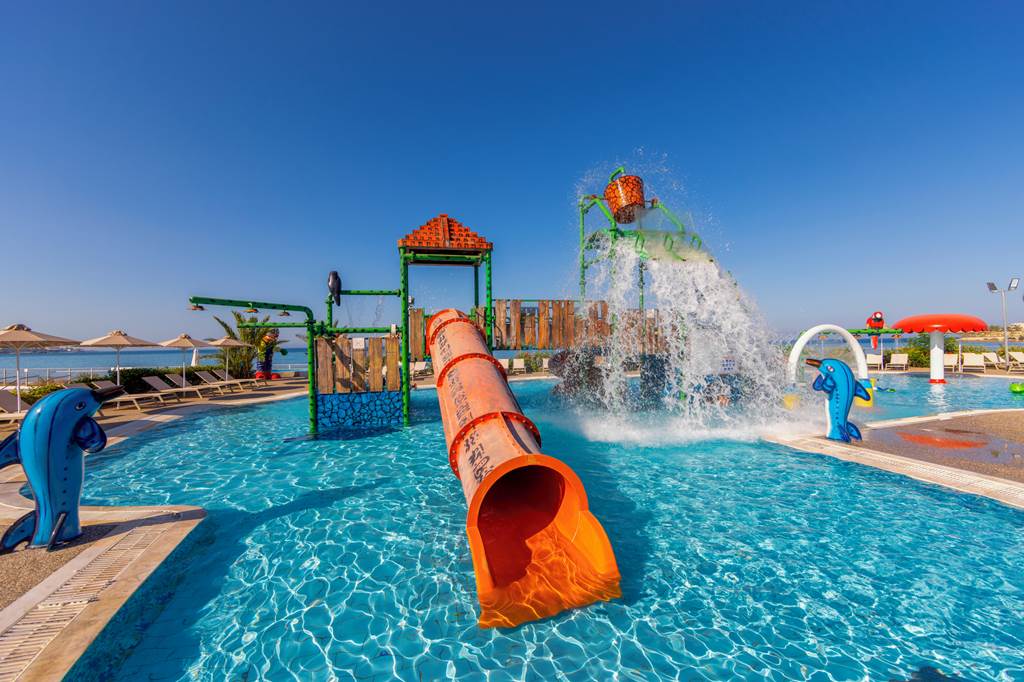 all inclusive resort with waterslides