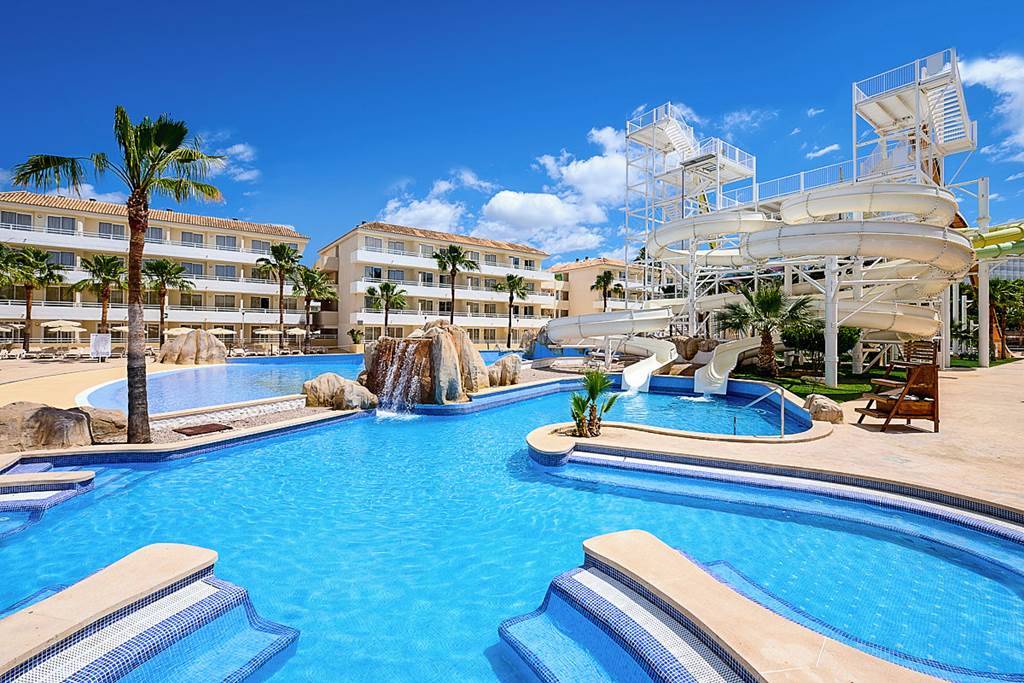 all inclusive resort with waterslides