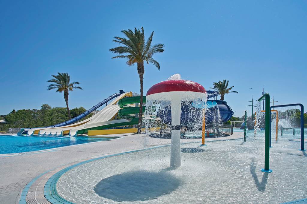 all inclusive resort with waterslides