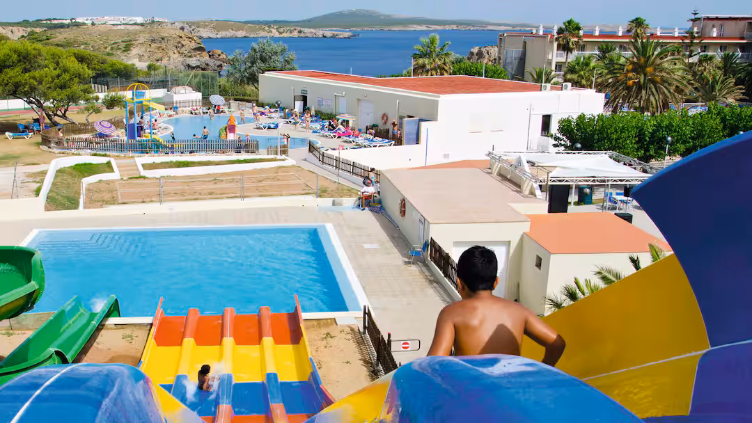 menorca hotels with splash parks