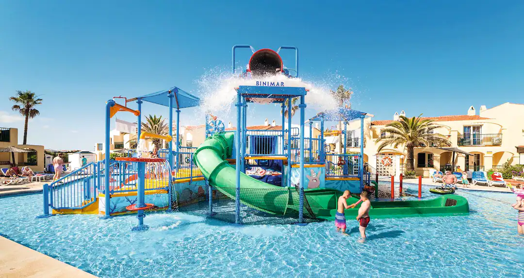 menorca hotels with splash parks