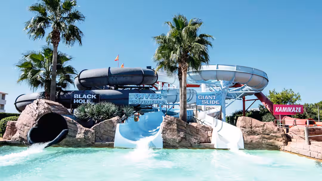 menorca hotels with splash parks