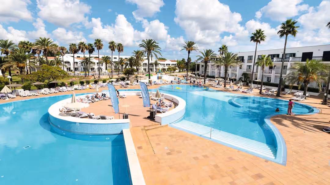 menorca hotels with splash parks